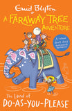 Front cover of the book 'A Faraway Tree Adventure: The Land of Do-As-You-Please: Colour Short Stories' by Enid Blyton.