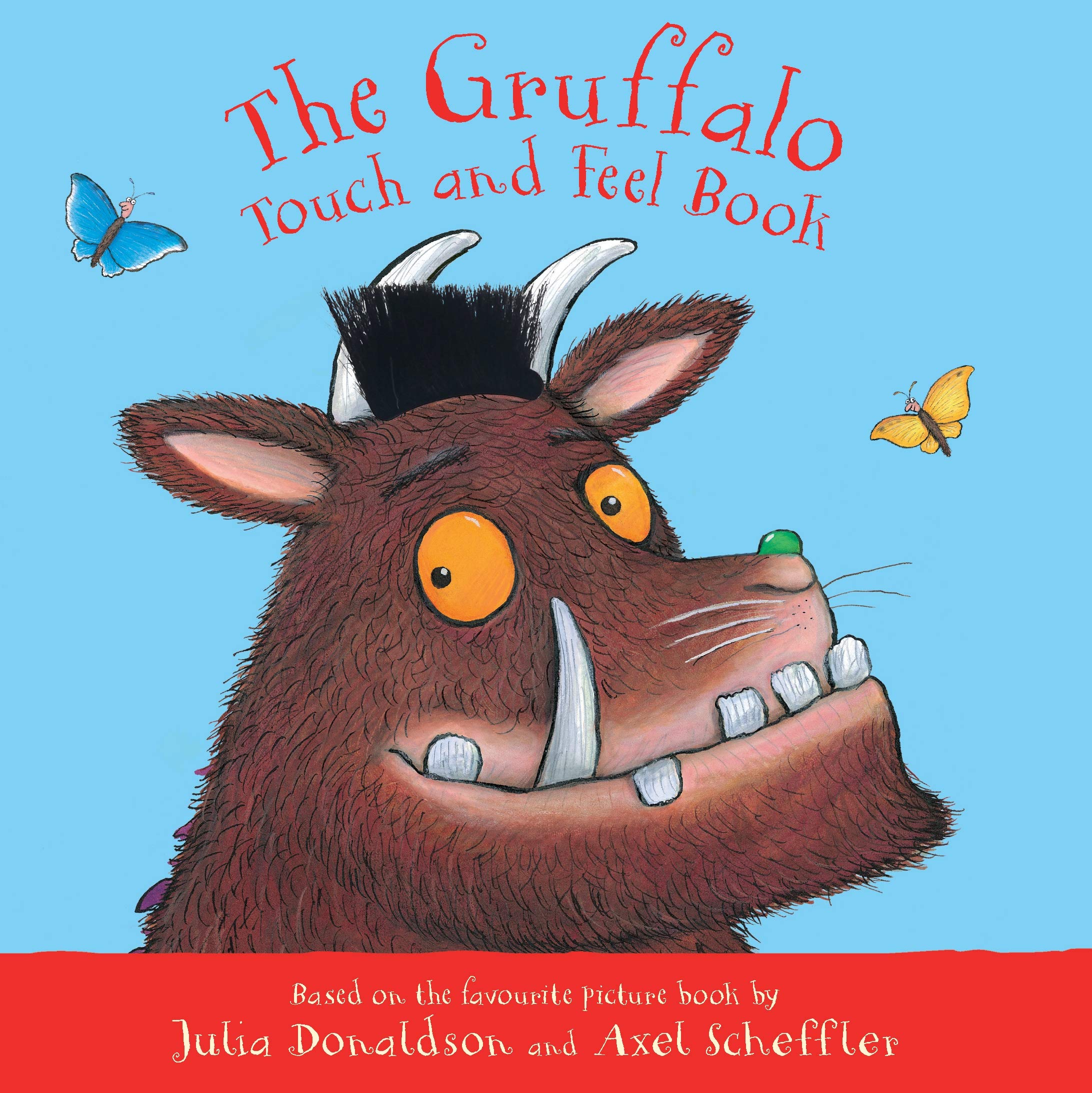 Front cover of the book 'Gruffalo Touch & Feel Book' by Julia Donaldson.
