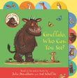 Front cover of the book 'Gruffalo, Who Can You See?' by Julia Donaldson.