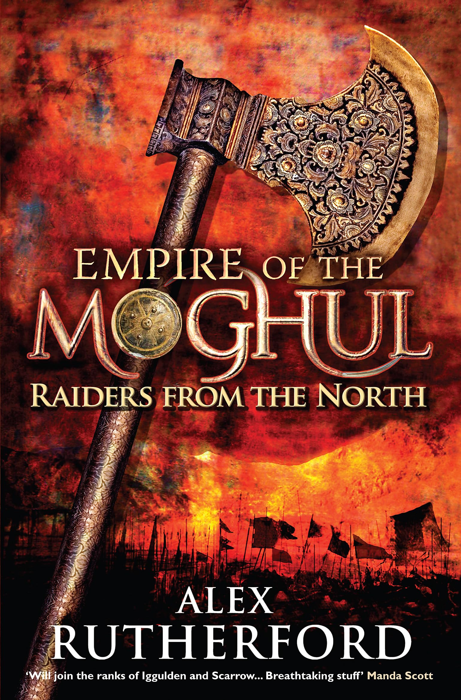 Front cover of the book 'Empire of the Moghul: Raiders From the North' by Alex Rutherford.