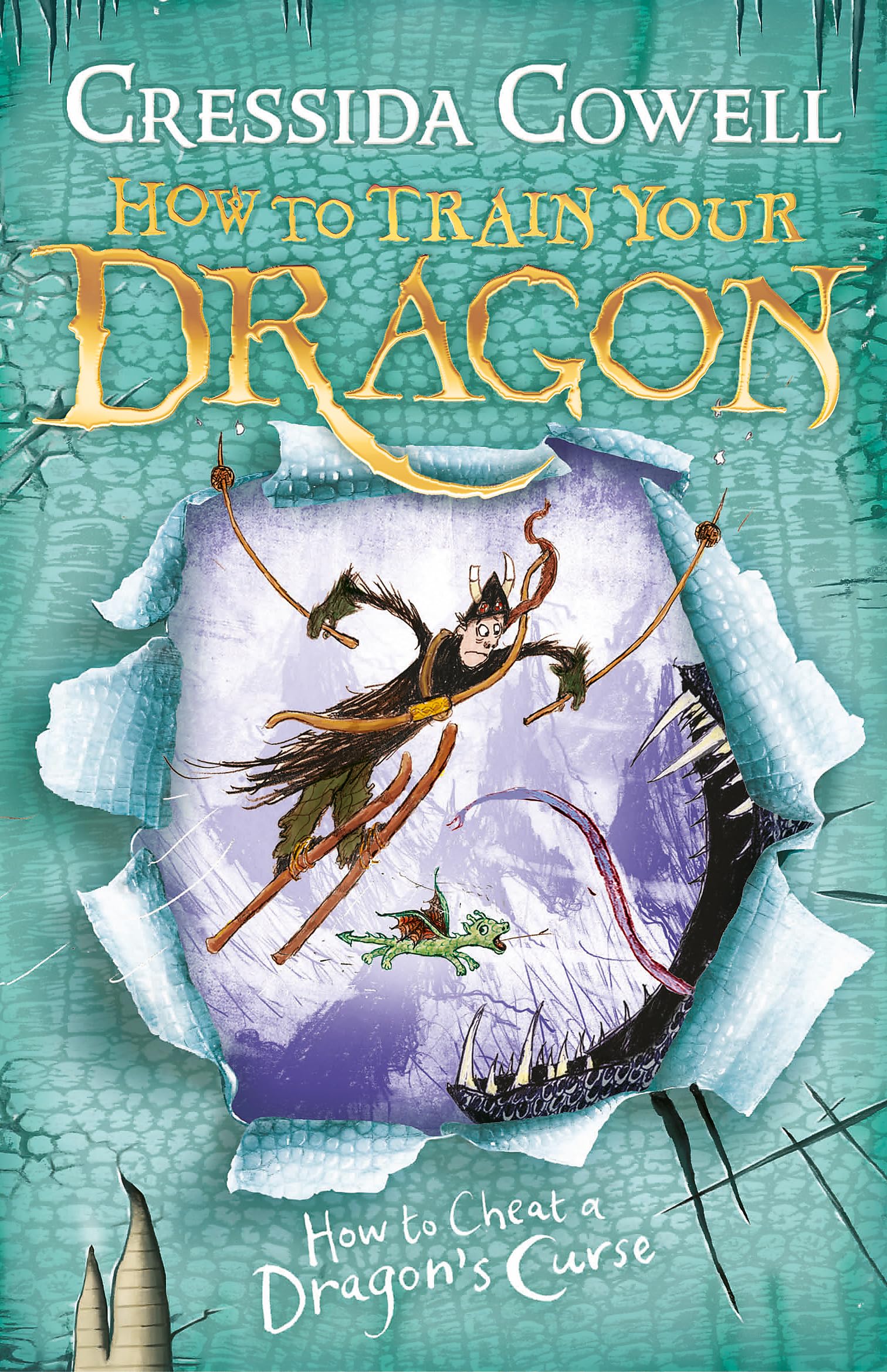 Front cover of the book 'How to Cheat a Dragon's Cursebook 4 (How to Train Your Dragon)' by Cowell, Cressida.