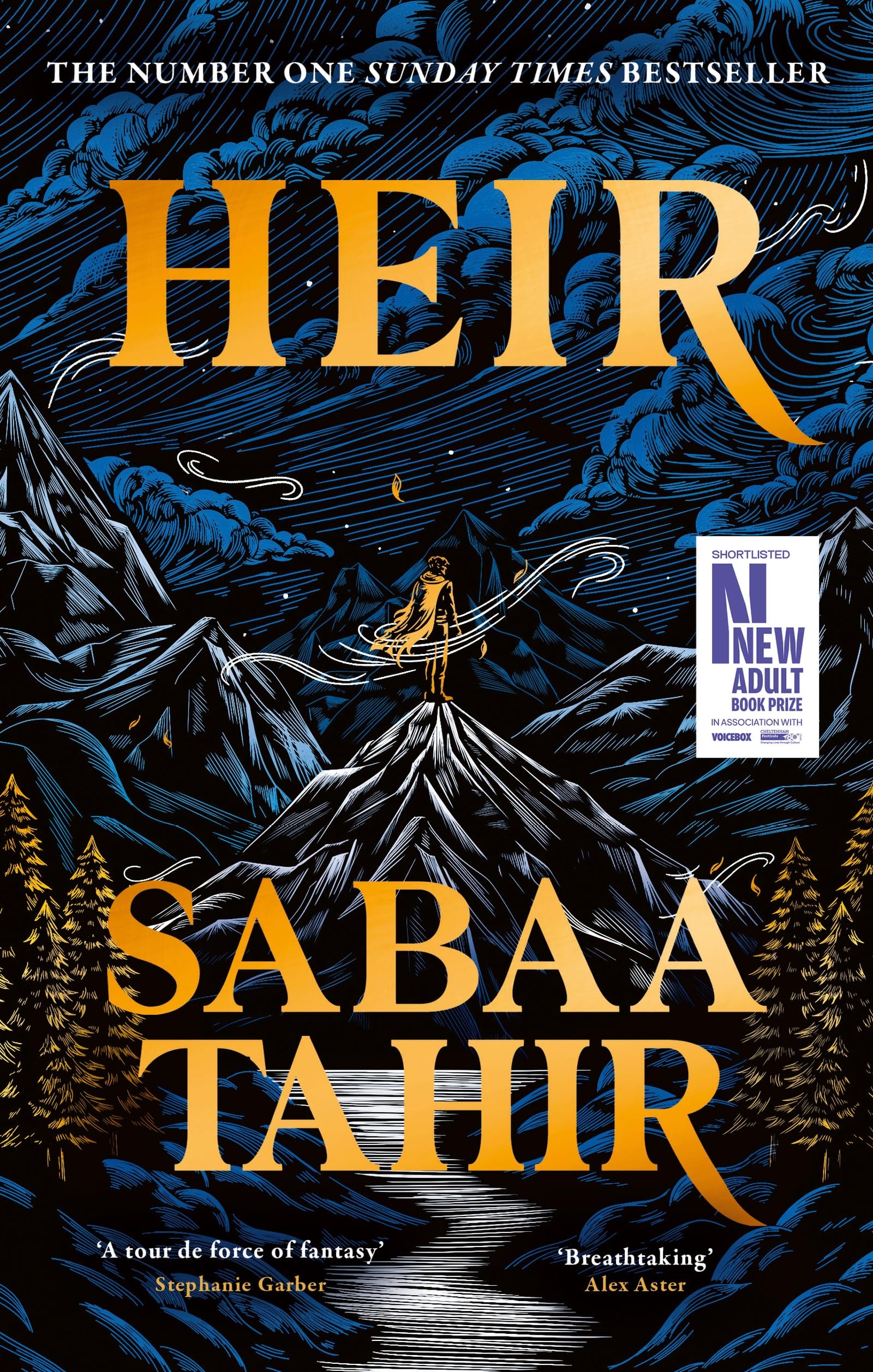 Front cover of the book 'Heir' by Sabaa Tahir.