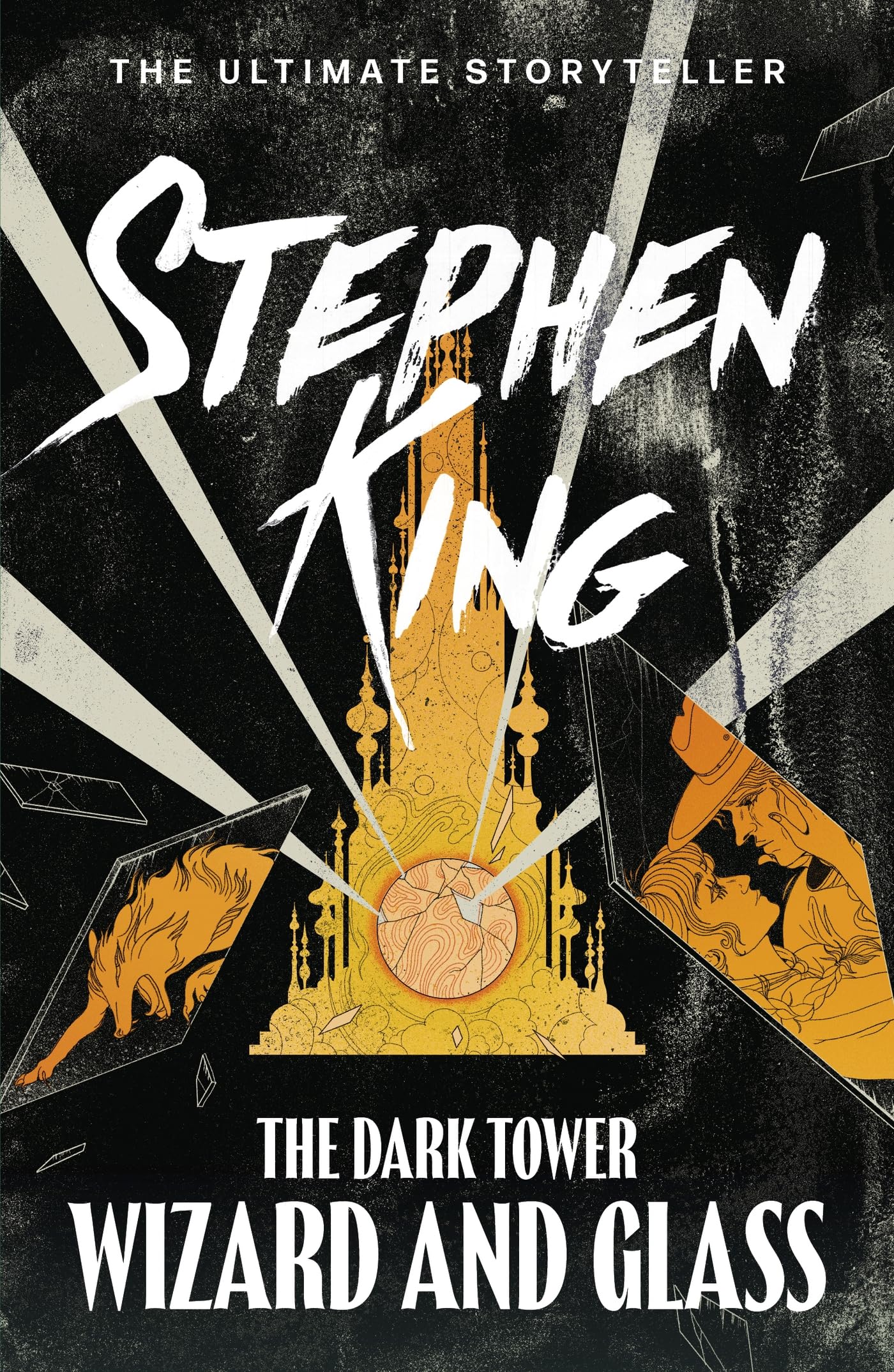 Front cover of the book 'Wizard and Glass' by Stephen King.