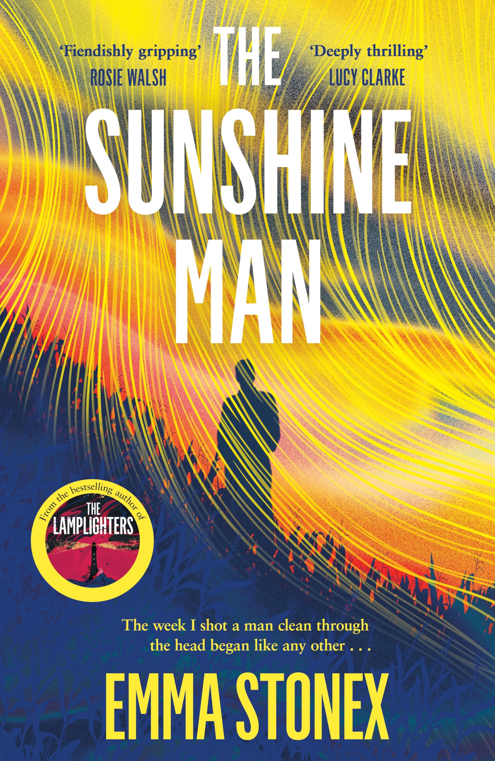 Front cover of the book 'The sunshine man' by Emma Stonex.