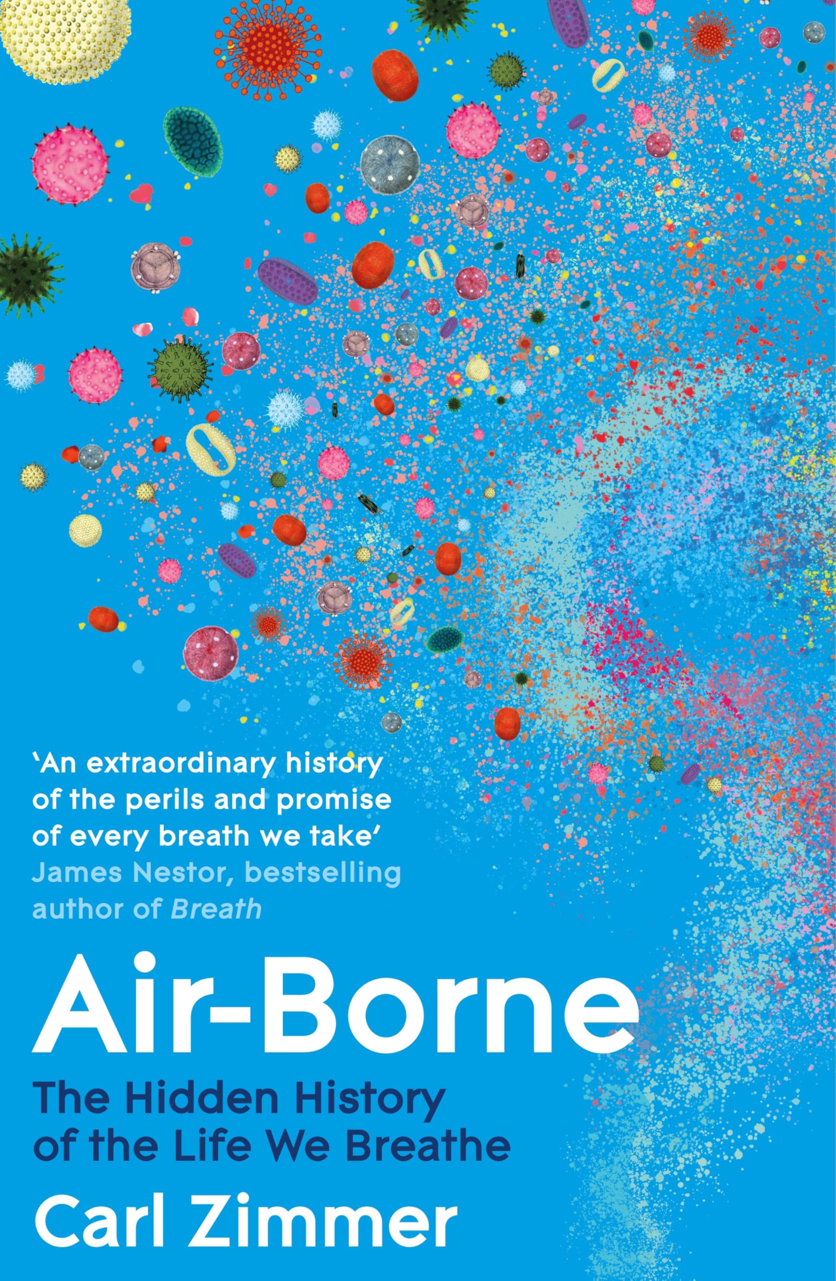 Front cover of the book 'Air-Borne' by Carl Zimmer.