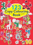 Front cover of the book 'Copy Colouring Book 123' by Om Books.