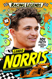 Front cover of the book 'Racing Legends: Lando Norris' by Maurice Hamilton, Cat Sims.