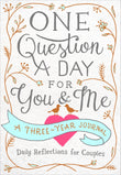 Front cover of the book 'One Question a Day for You & Me: A Three-Year Journal: Daily Reflections for Couples' by Aimee Chase.