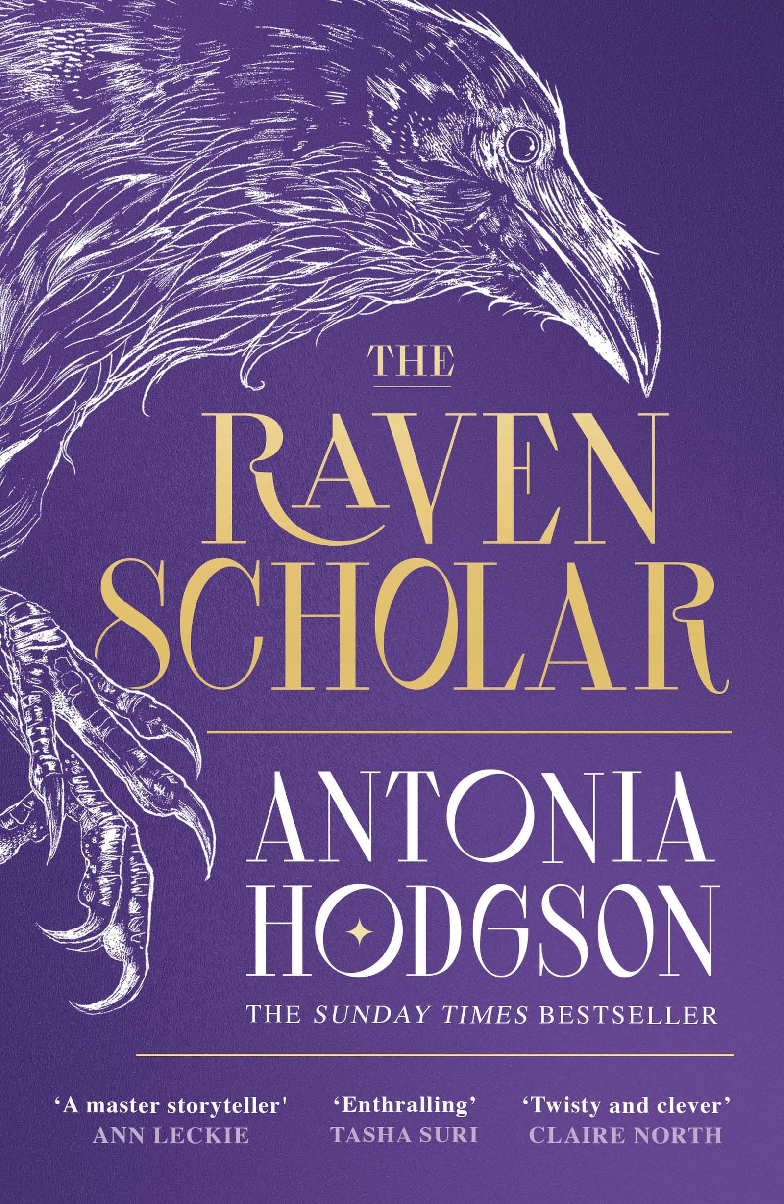 Front cover of the book 'The raven scholar' by Antonia Hodgson.