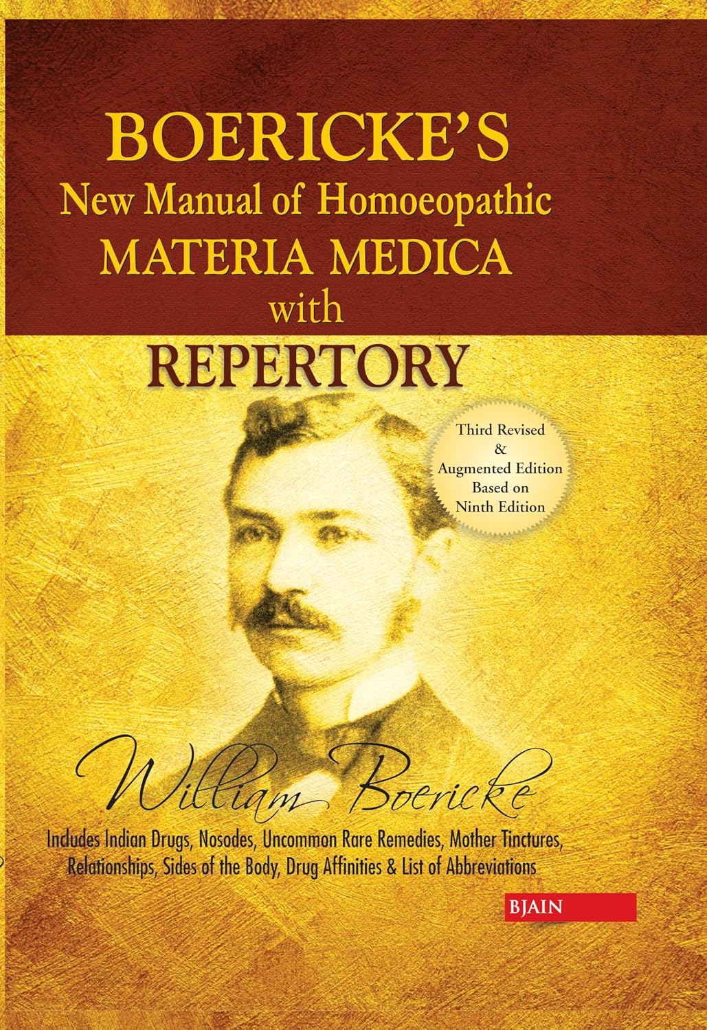 Boericke's New Manual of Homeopathic Materia Medica with Repertory NYBooksHub