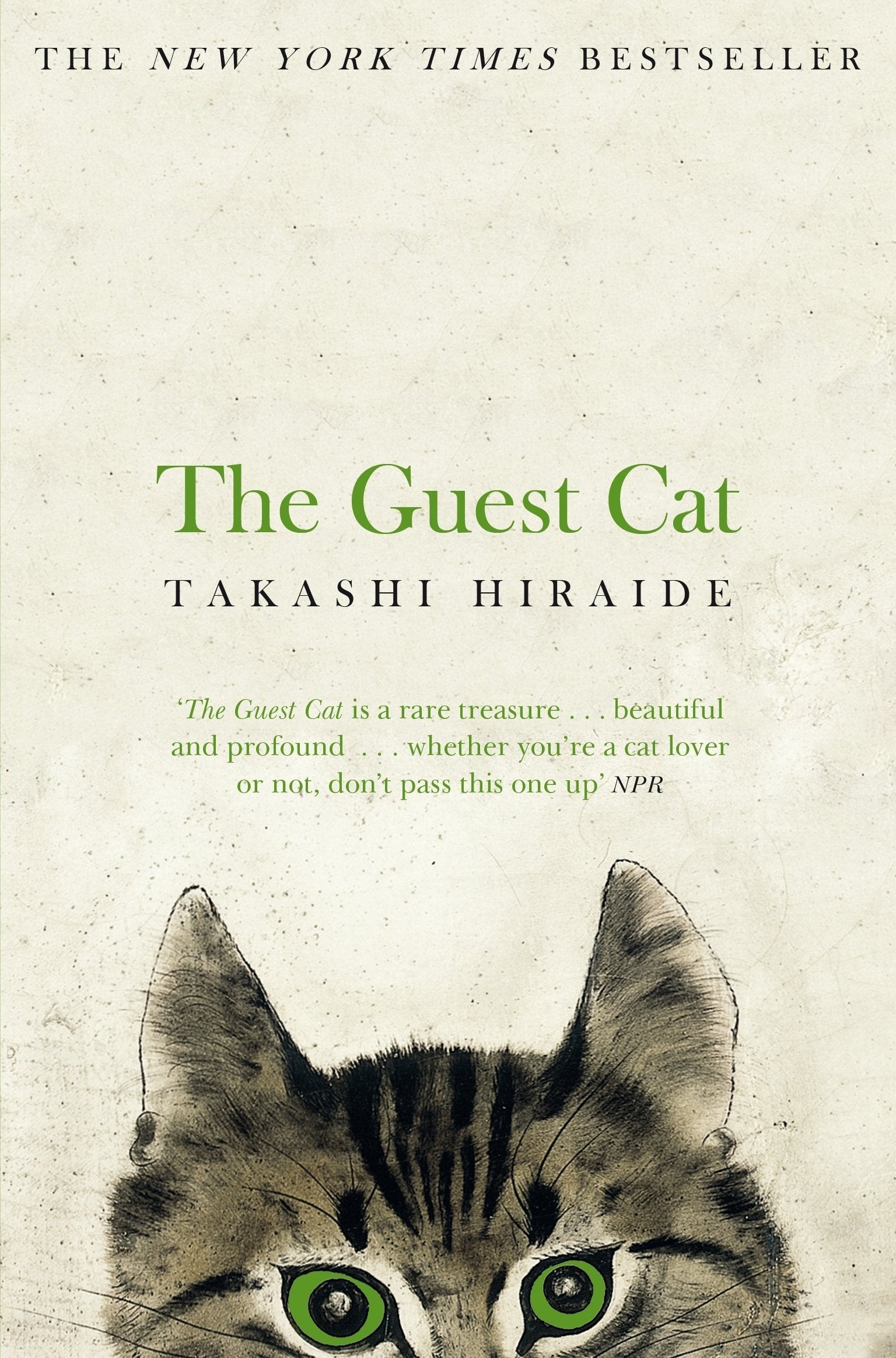 Front cover of the book 'The Guest Cat' by Takashi Hiraide.