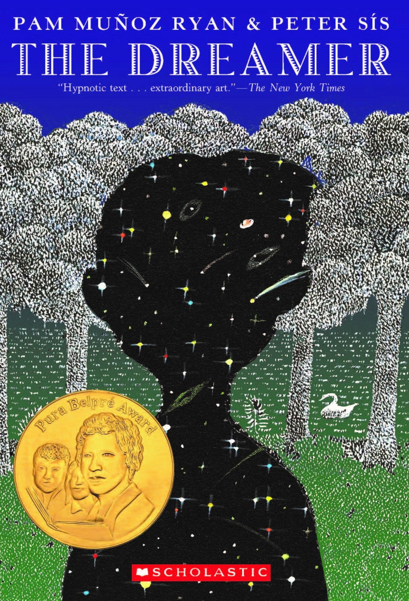 Front cover of the book 'The Dreamer' by Pam Muñoz Ryan.