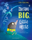 Front cover of the book 'Dream Big, Little Mole' by Tom Percival.