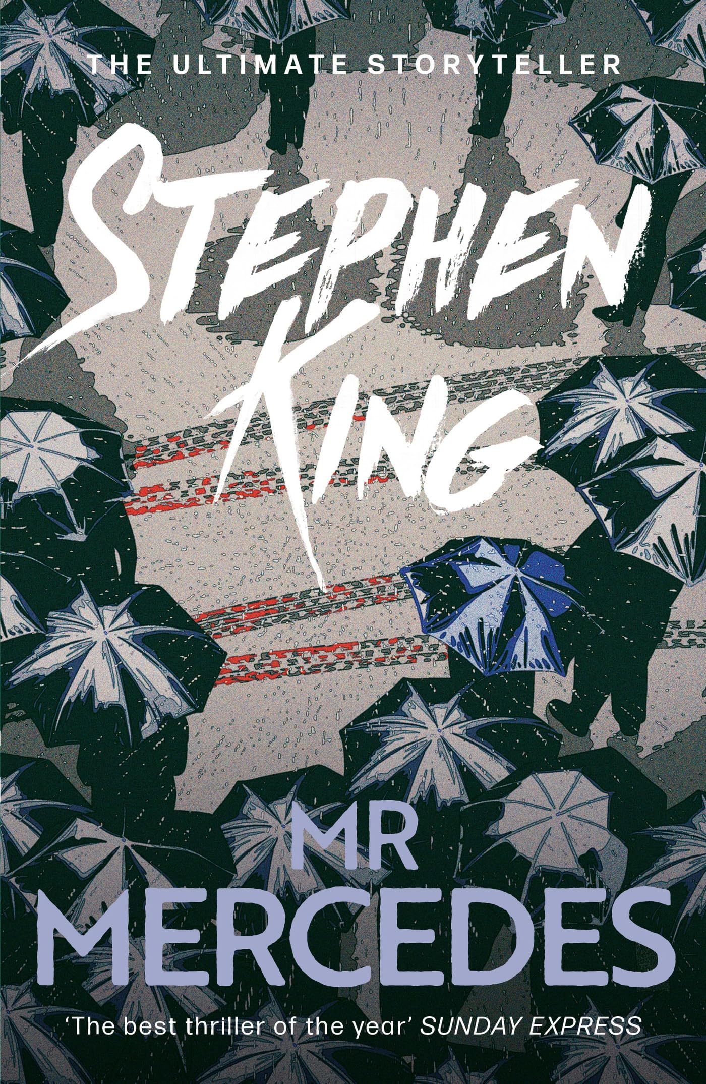 Front cover of the book 'Mr Mercedes' by Stephen King.