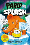 Front cover of the book 'Bloomsbury Pablo and Splash Frozen in Time.' by Sheena Dempsey.