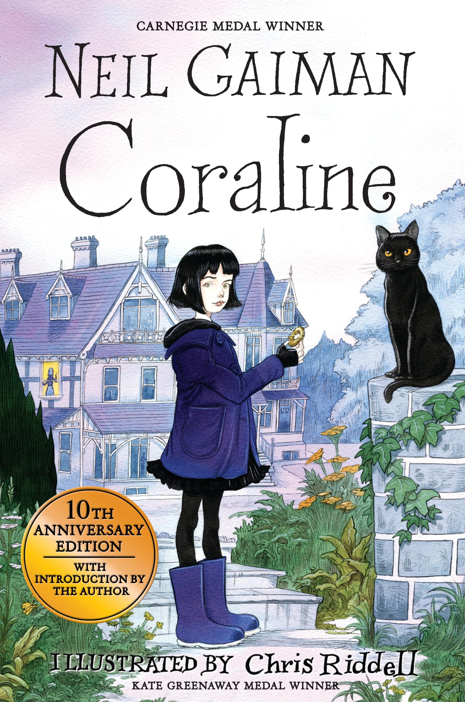 Front cover of the Paperback book 'CORALINE Neil Gaiman' by Neil Gaiman.
