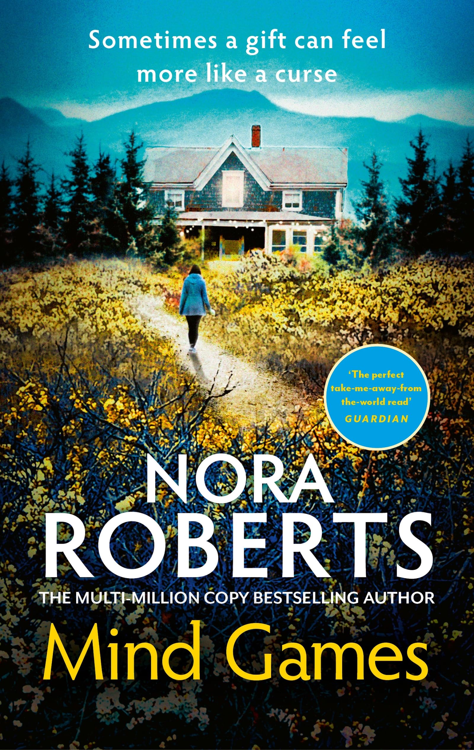 Front cover of the book 'Mind Games' by Nora Roberts.