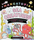Front cover of the book 'Mangatopia Sea Creatures' by Liv Wan.