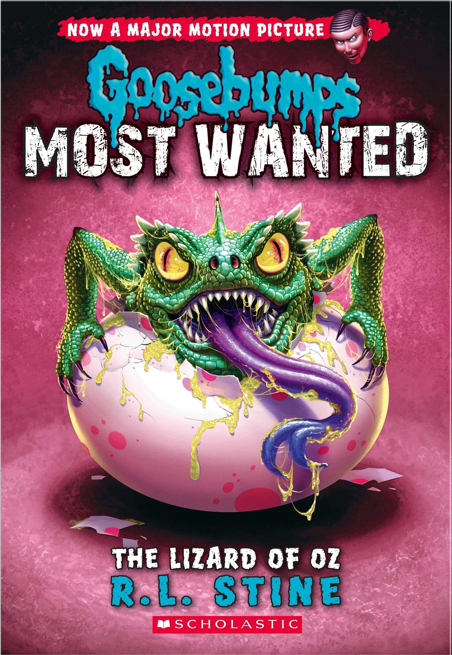 Front cover of the book 'Goosebumps Most Wanted #10: The Lizard of Oz' by R.l Stine.