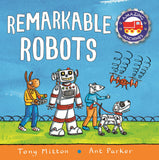 Front cover of the Board Book book 'Amazing Machines: Remarkable Robots (Amazing Machines)' by Tony Mitton.