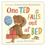 Front cover of the book 'One Ted Falls Out of Bed' by Julia Donaldson.