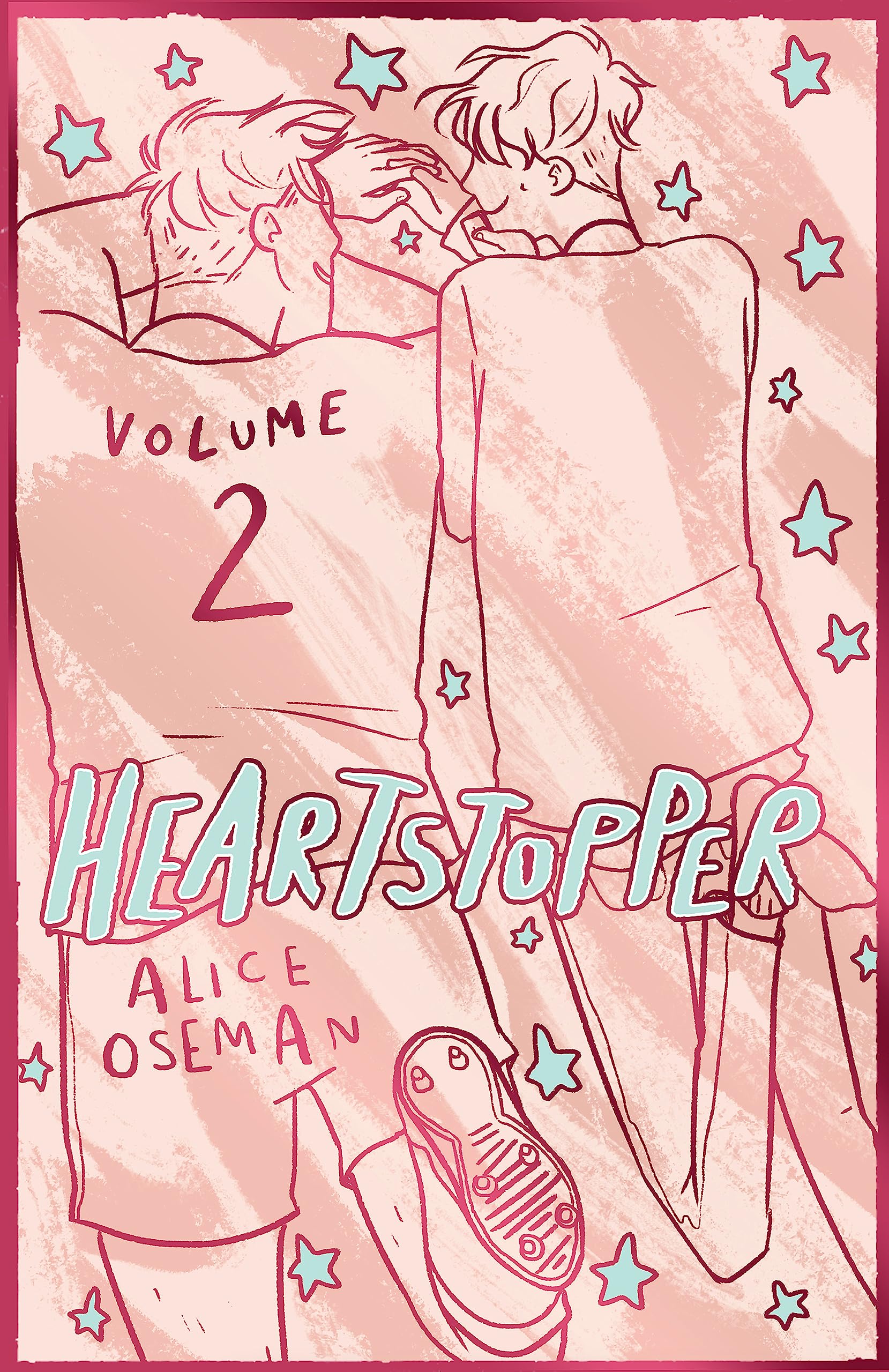 Front cover of the book 'Heartstopper Volume 2: Boy meets boy in the bestselling graphic novel, also on Netflix!' by Alice Oseman.