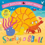Front cover of the book 'Sharing A Shell' by Julia Donaldson.