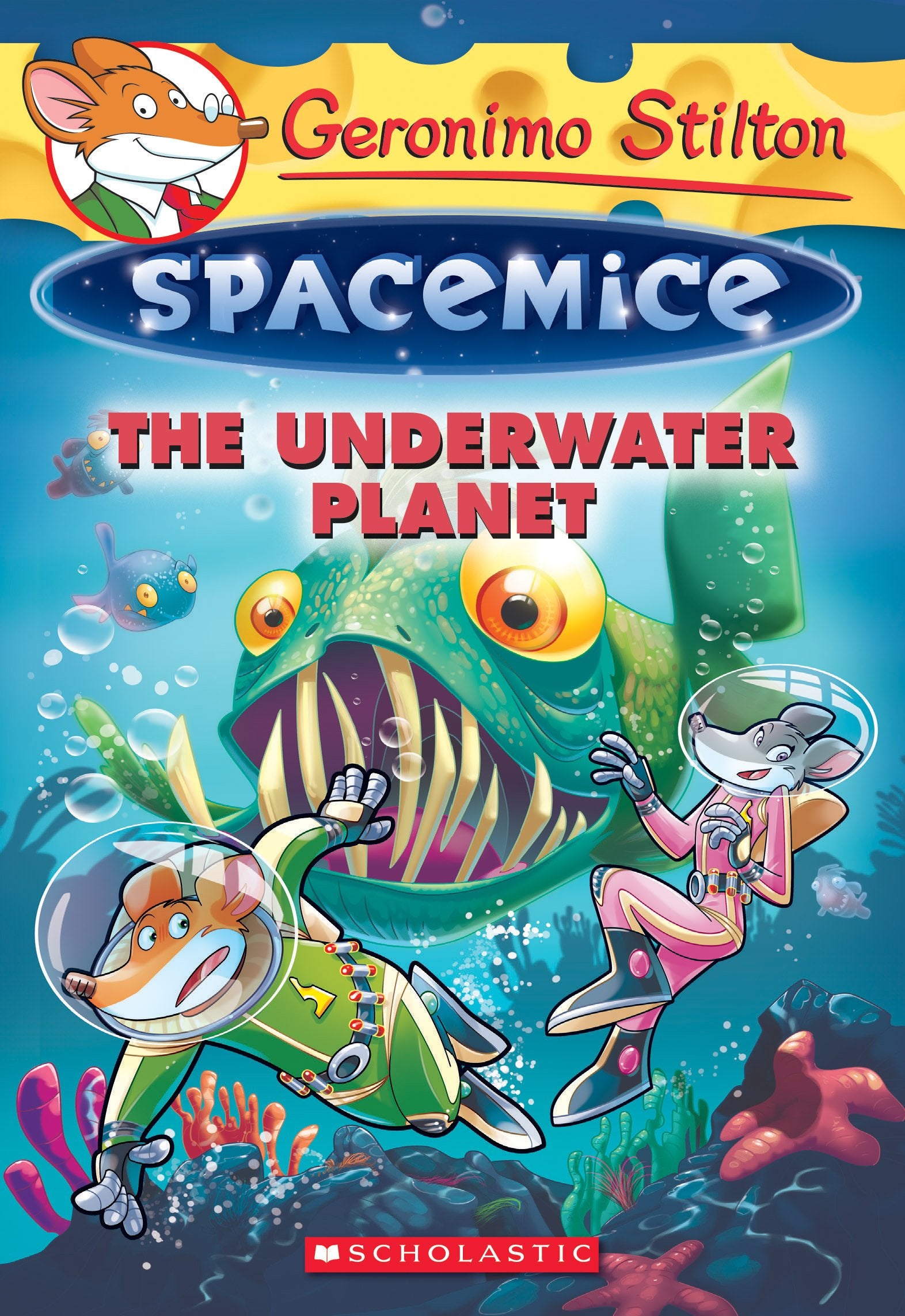 Front cover of the book 'The Underwater Planet (Geronimo Stilton Spacemice #6)' by Na.