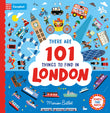 Front cover of the book 'There Are 101 Things to Find in London' by Marion Billet.