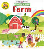 Front cover of the book 'Pop-Up Places: Farm' by Roger Priddy.