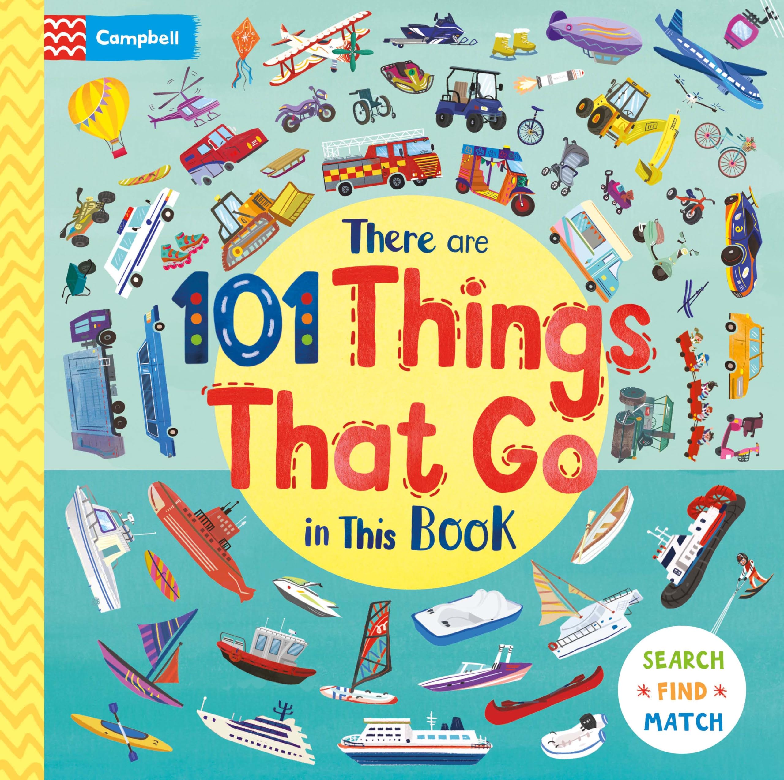 Front cover of the book 'There Are 101 Things That Go In This Book' by Campbell Books, Neiko Ng.