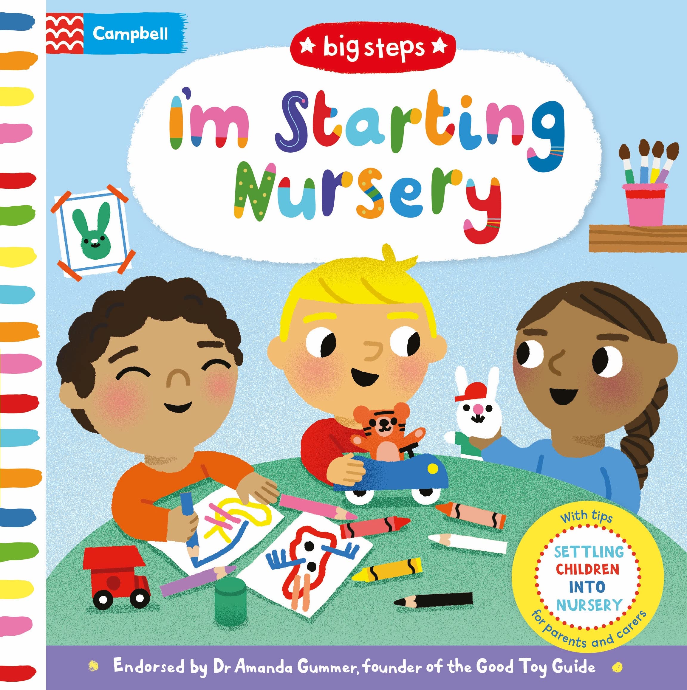 Front cover of the book 'I'm Starting Nursery' by Marion Cocklico.
