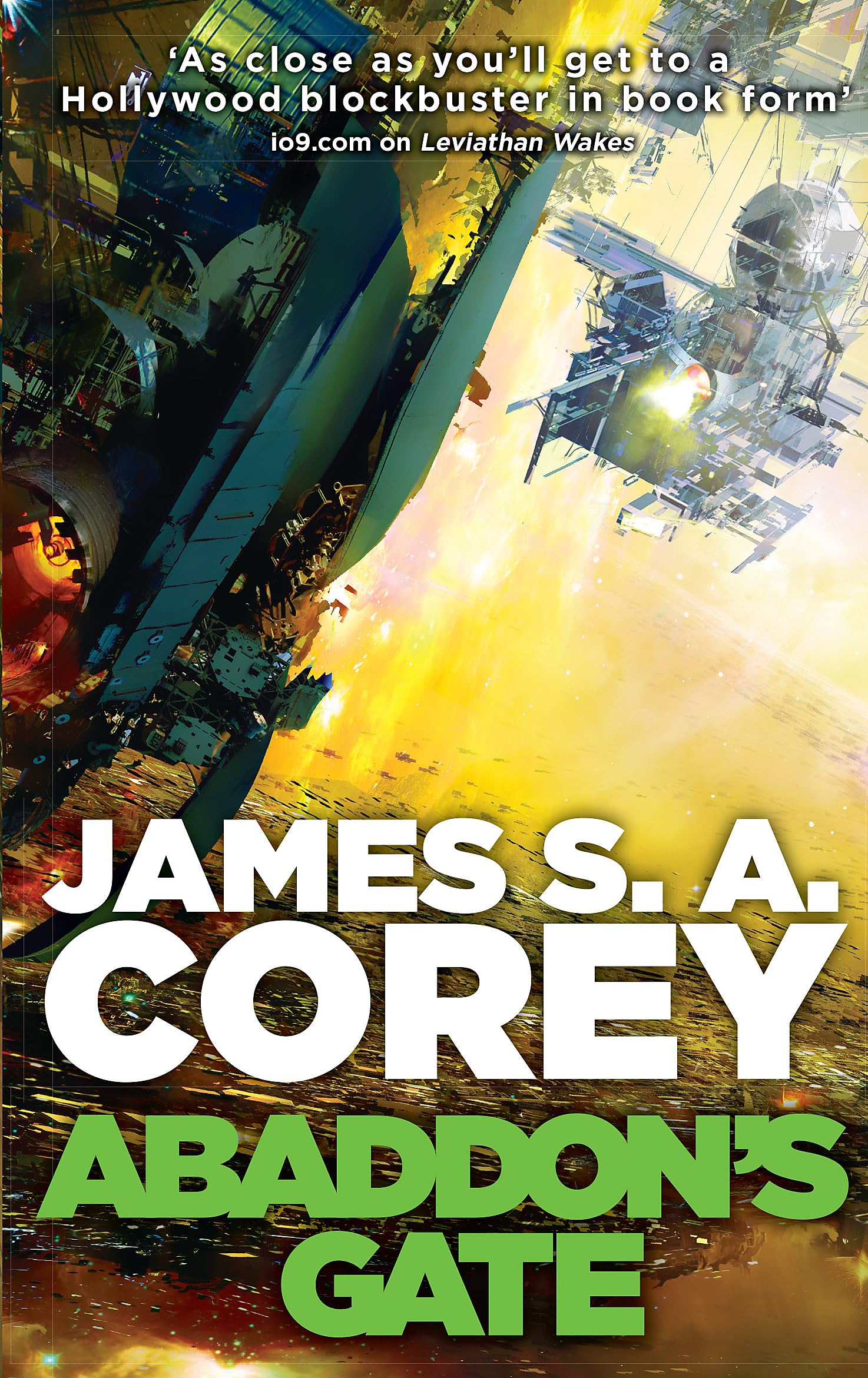 Front cover of the book 'Abaddons Gate' by Corey James S.