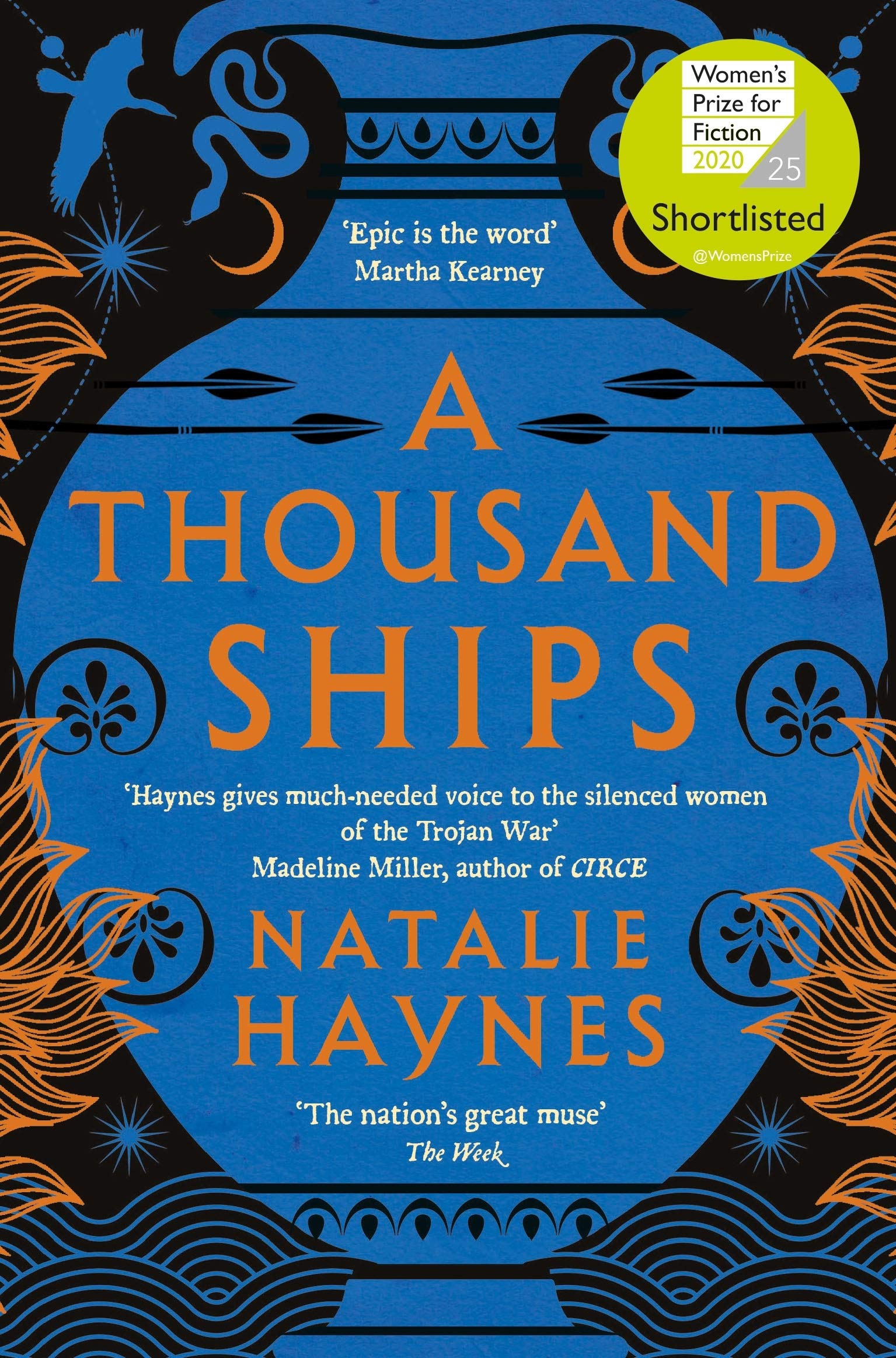 Front cover of the book 'Thousand Ships' by Natalie Haynes.