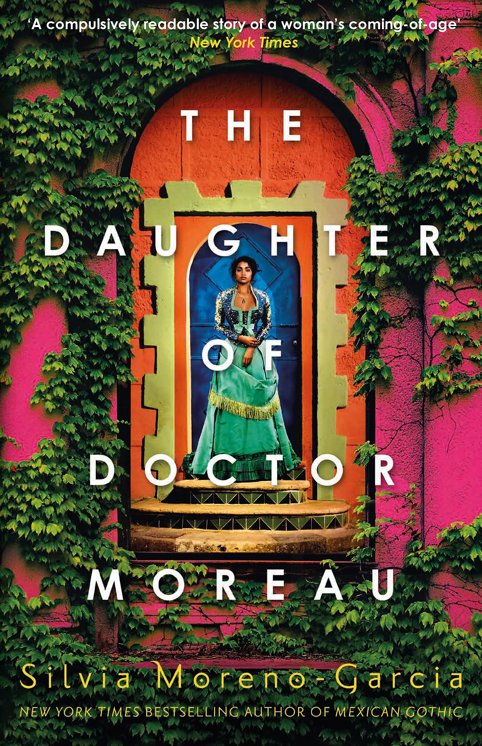 Front cover of the book 'The daughter of doctor moreau' by Silvia Moreno-Garcia.