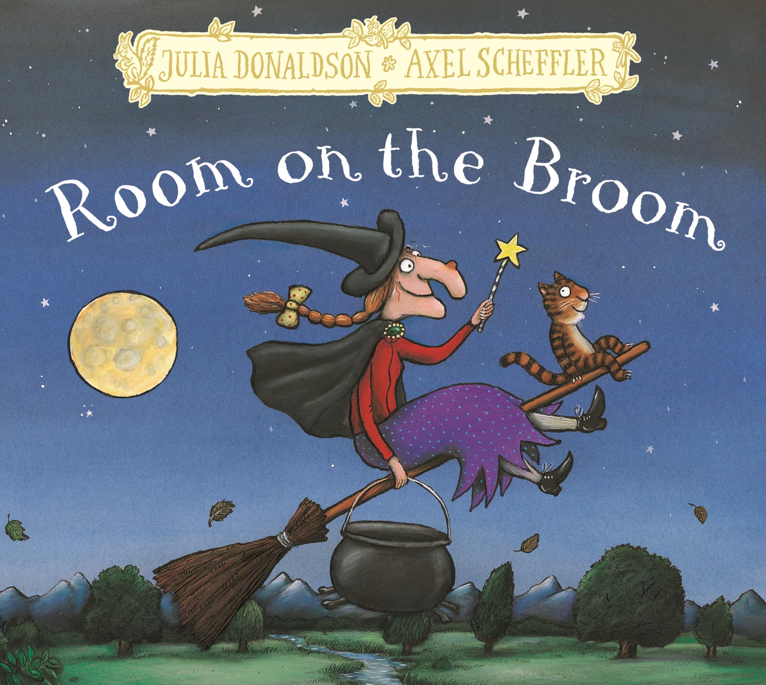 Front cover of the Hardcover book 'Room on the Broom: Hardback Gift Edition' by Julia Donaldson.
