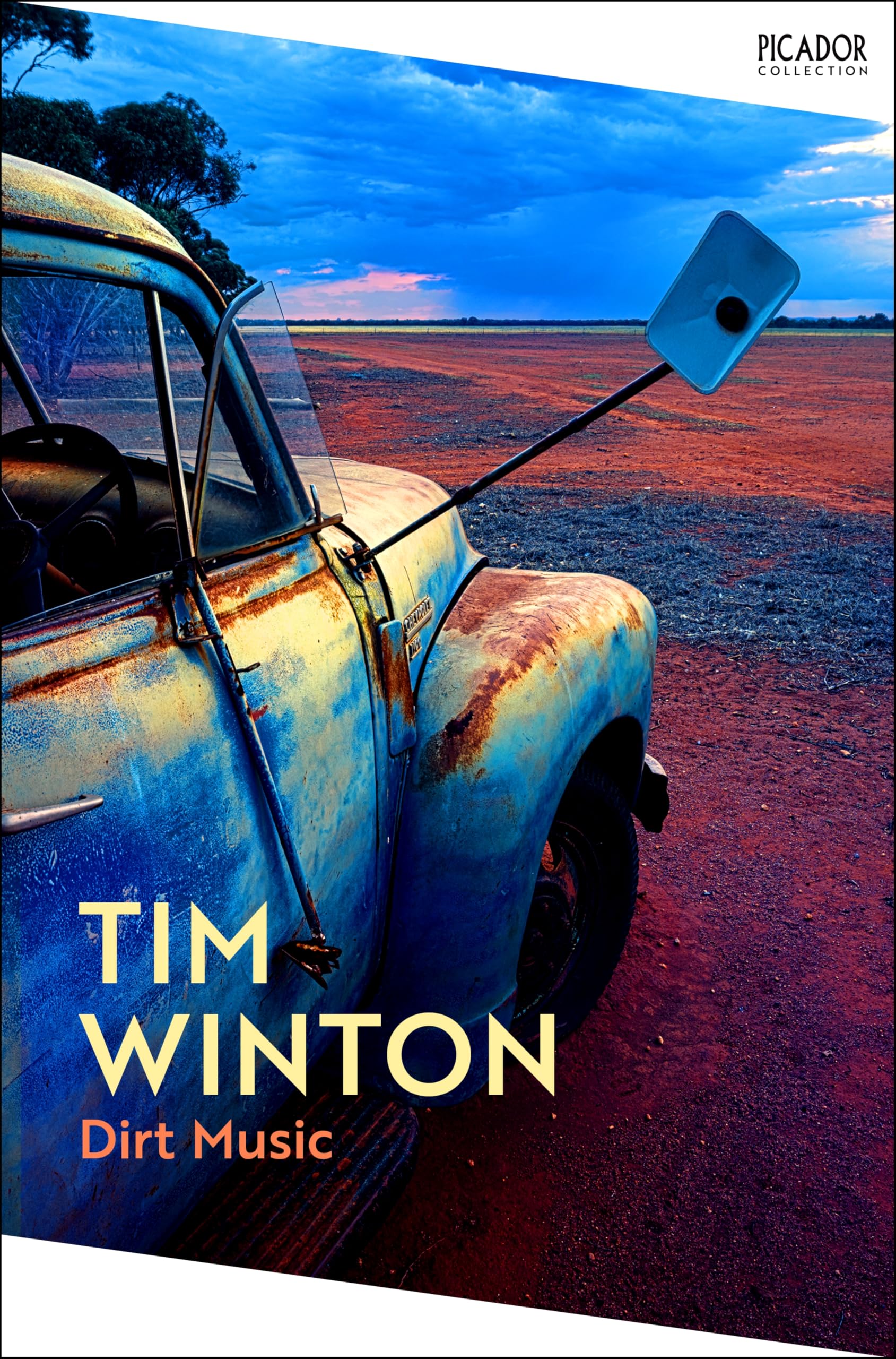 Front cover of the book 'Picador Dirt Music.' by Tim Winton.