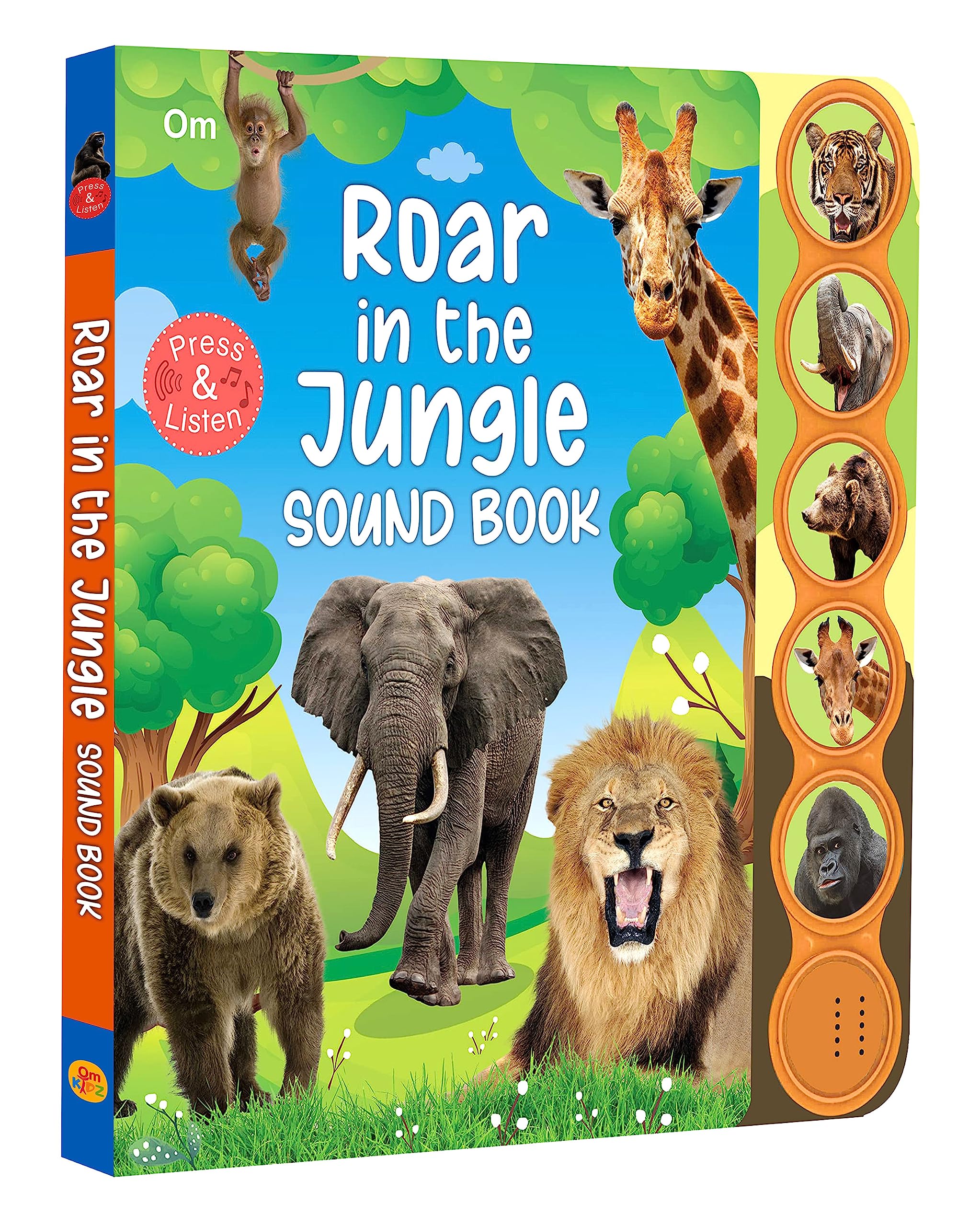 Front cover of the book 'Roar in the jungle' by Kirti Pathak.