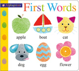 Front cover of the book 'Alphaprints: First Words' by Roger Priddy.
