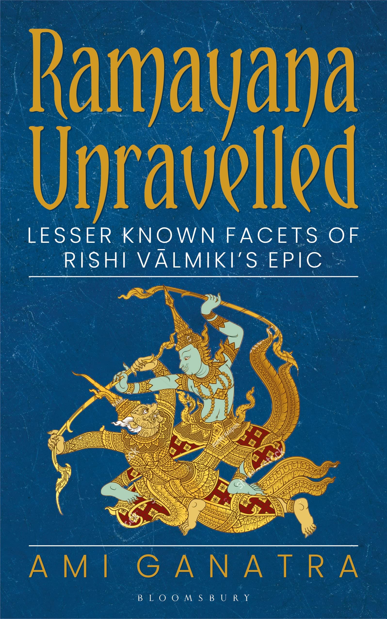 Front cover of the book 'Zooblu Ramayana Unravelled' by Ami Ganatra.