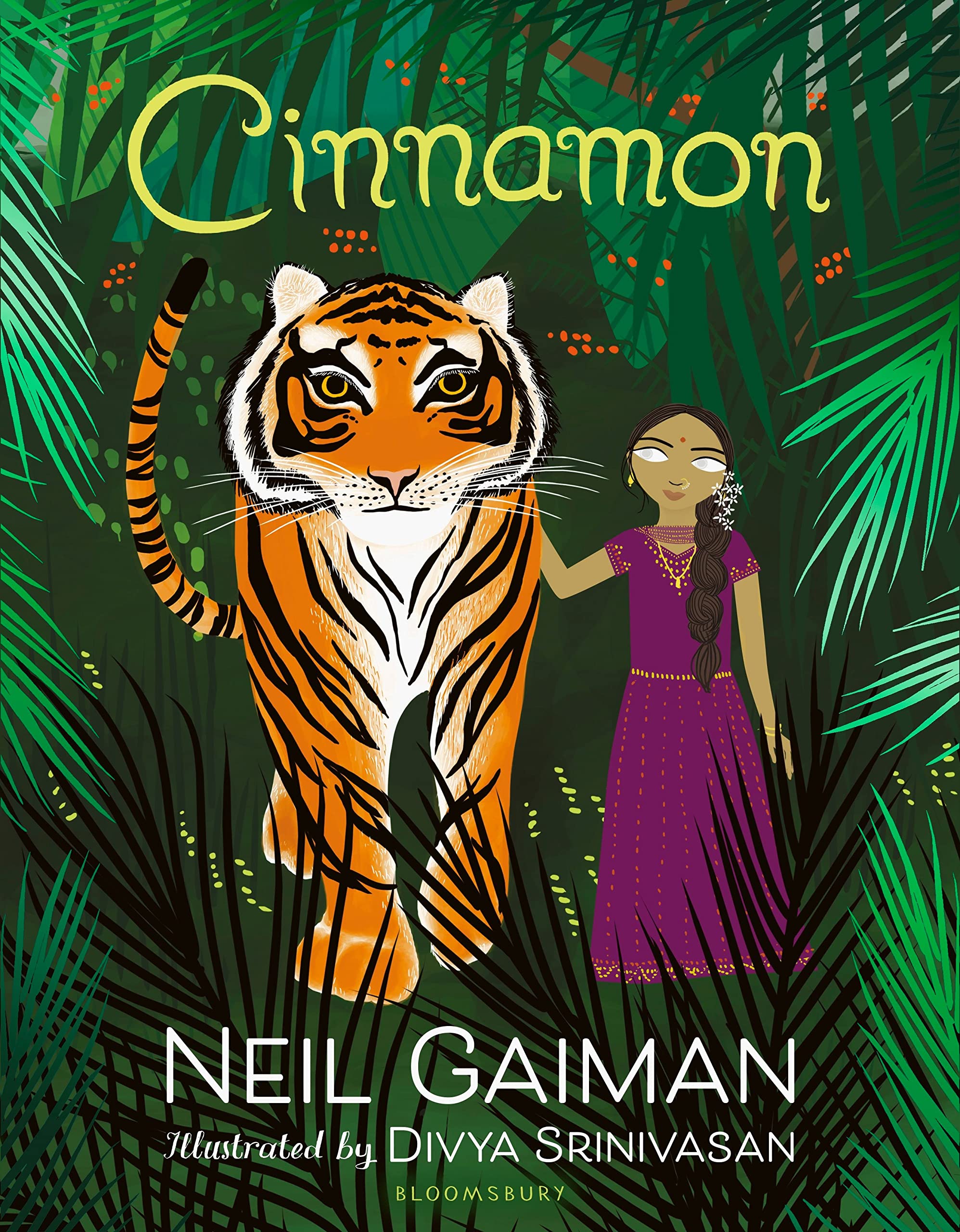 Front cover of the book 'Cinnamon' by Neil Gaiman.