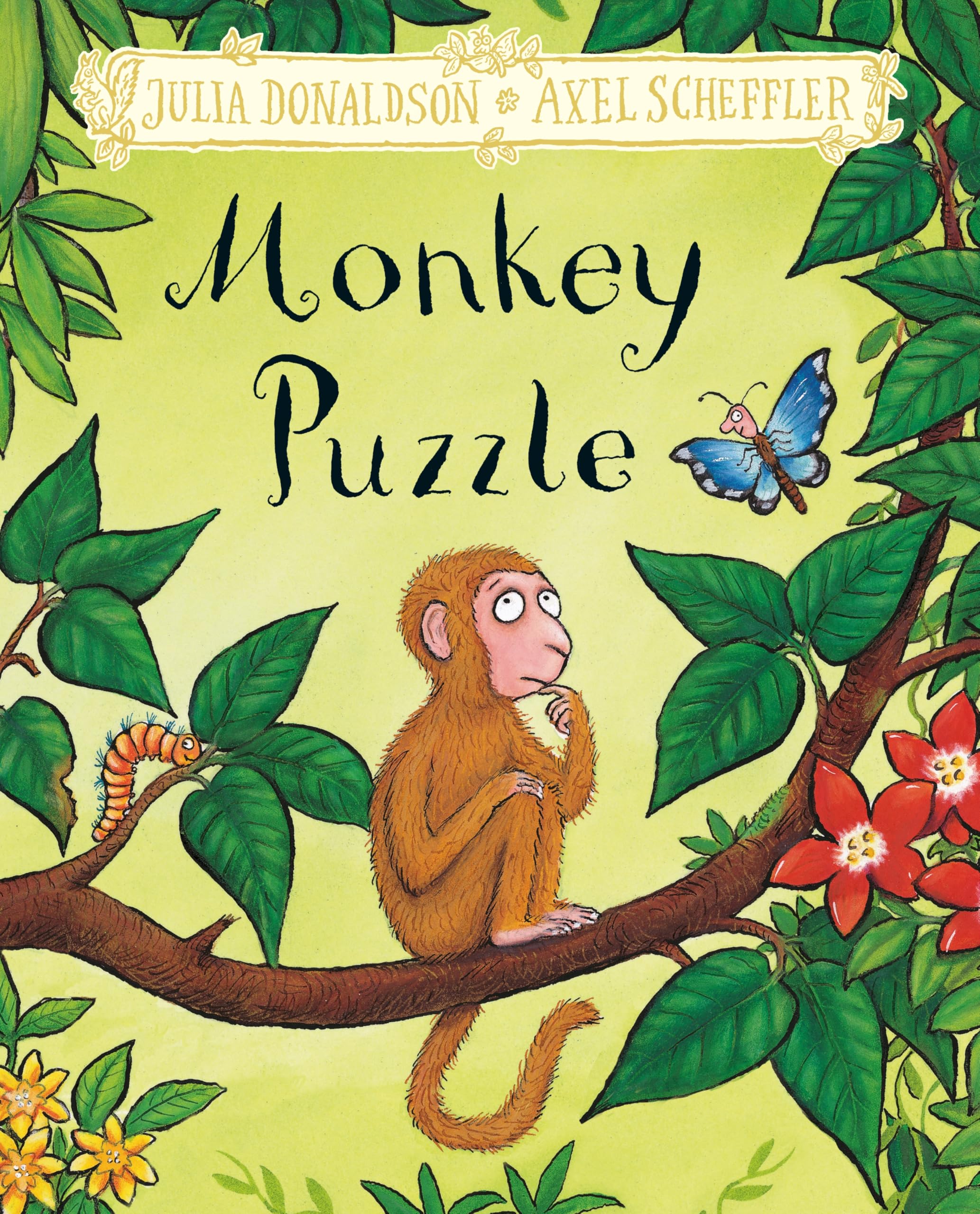 Front cover of the Hardcover book 'Monkey Puzzle: Hardback Gift Edition' by Julia Donaldson.
