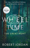 Front cover of the book 'The Great Hunt: Book 2 of the Wheel of Time (Now a major TV series)' by Jordan Robert.