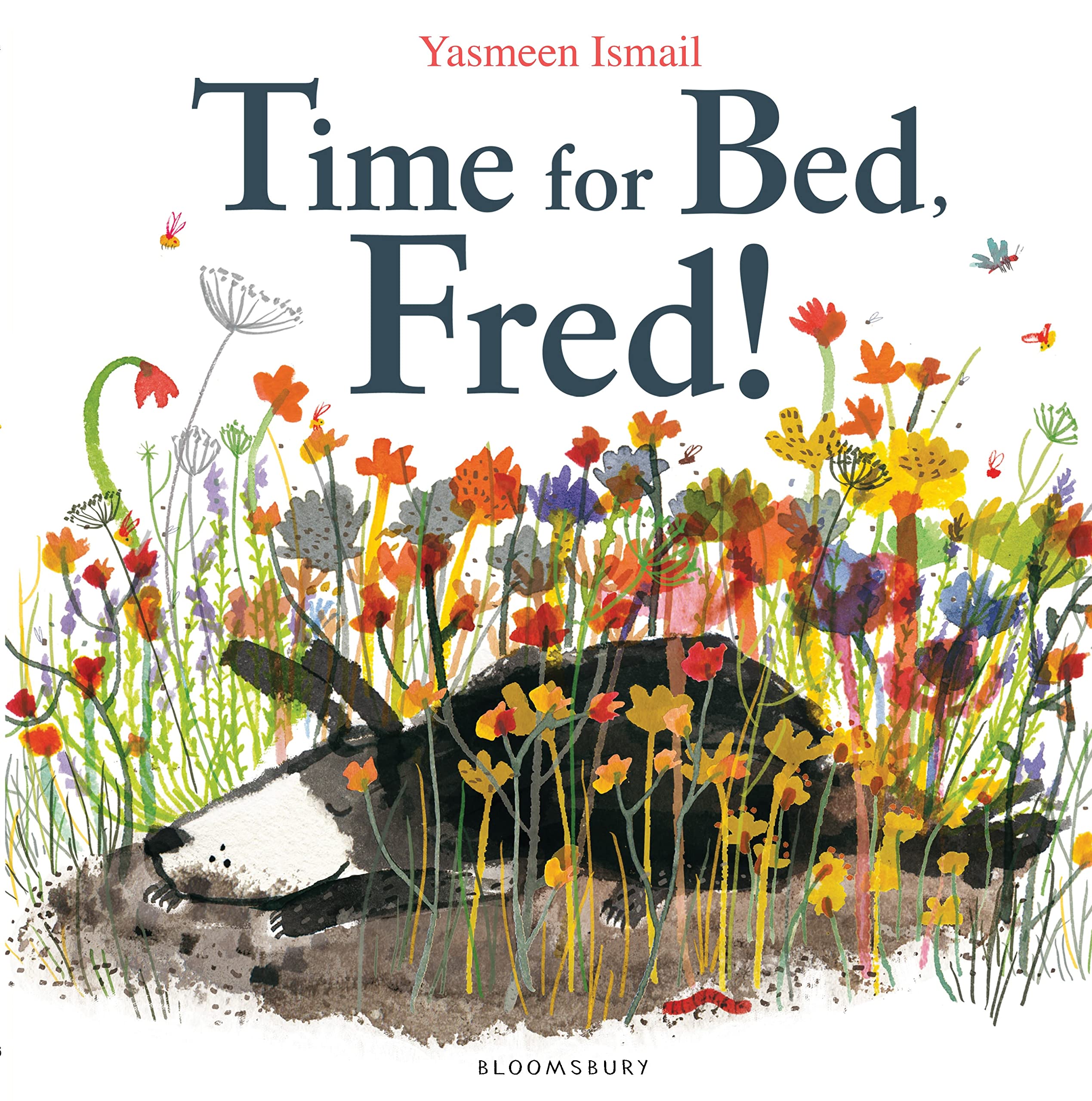 Front cover of the book 'Time For Bed Fred' by Yasmeen Ismail.