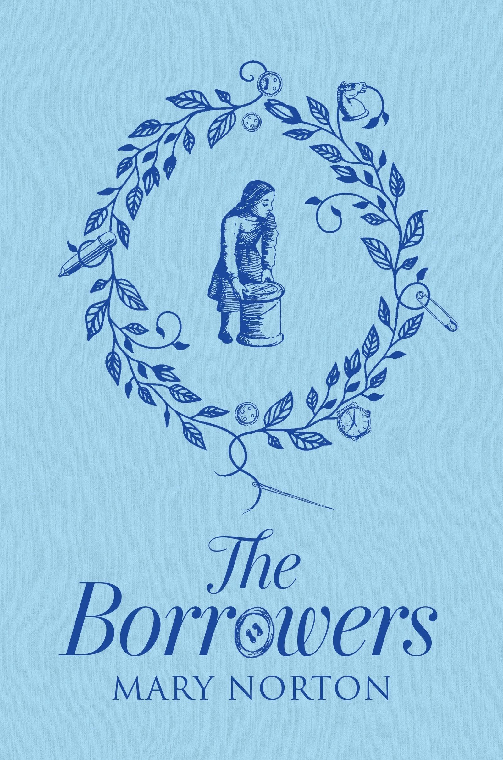 Front cover of the book 'The Borrowers' by Mary Norton.