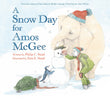 Front cover of the book 'A Snow Day for Amos McGee' by Philip C. Stead, Erin E. Stead.