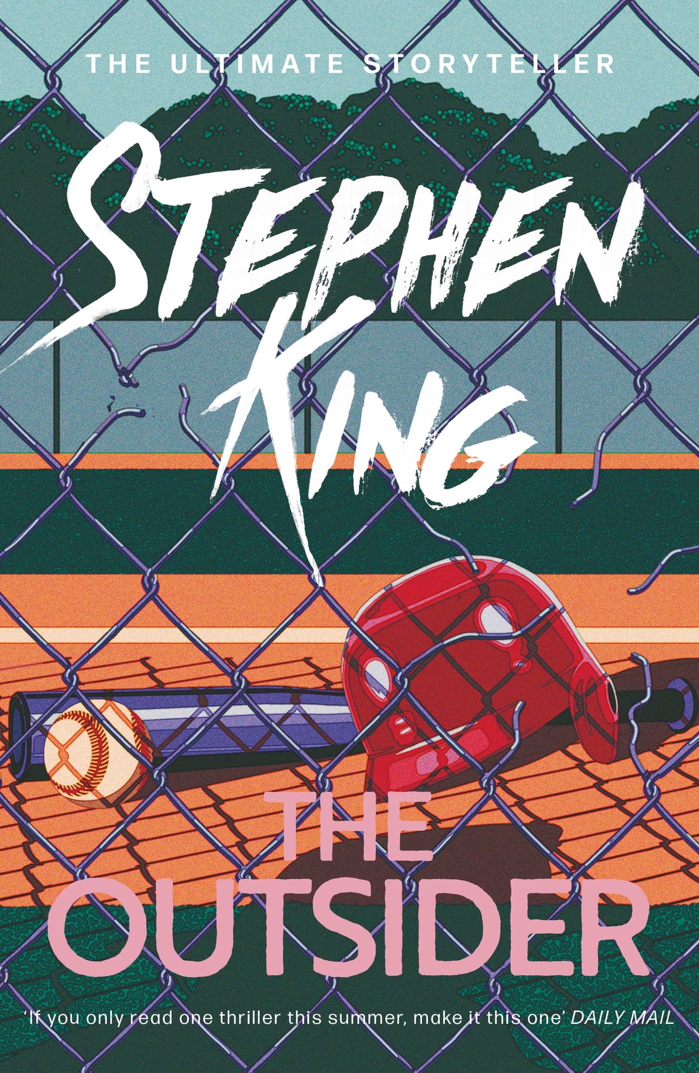 Front cover of the book 'The Outsider: The No.1 Sunday Times Bestseller' by Stephen King.