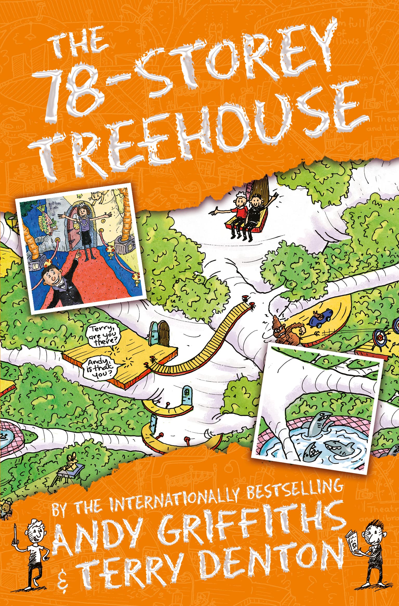 Front cover of the book 'The 78-Storey Treehouse (The Treehouse Books)' by Andy Griffiths.