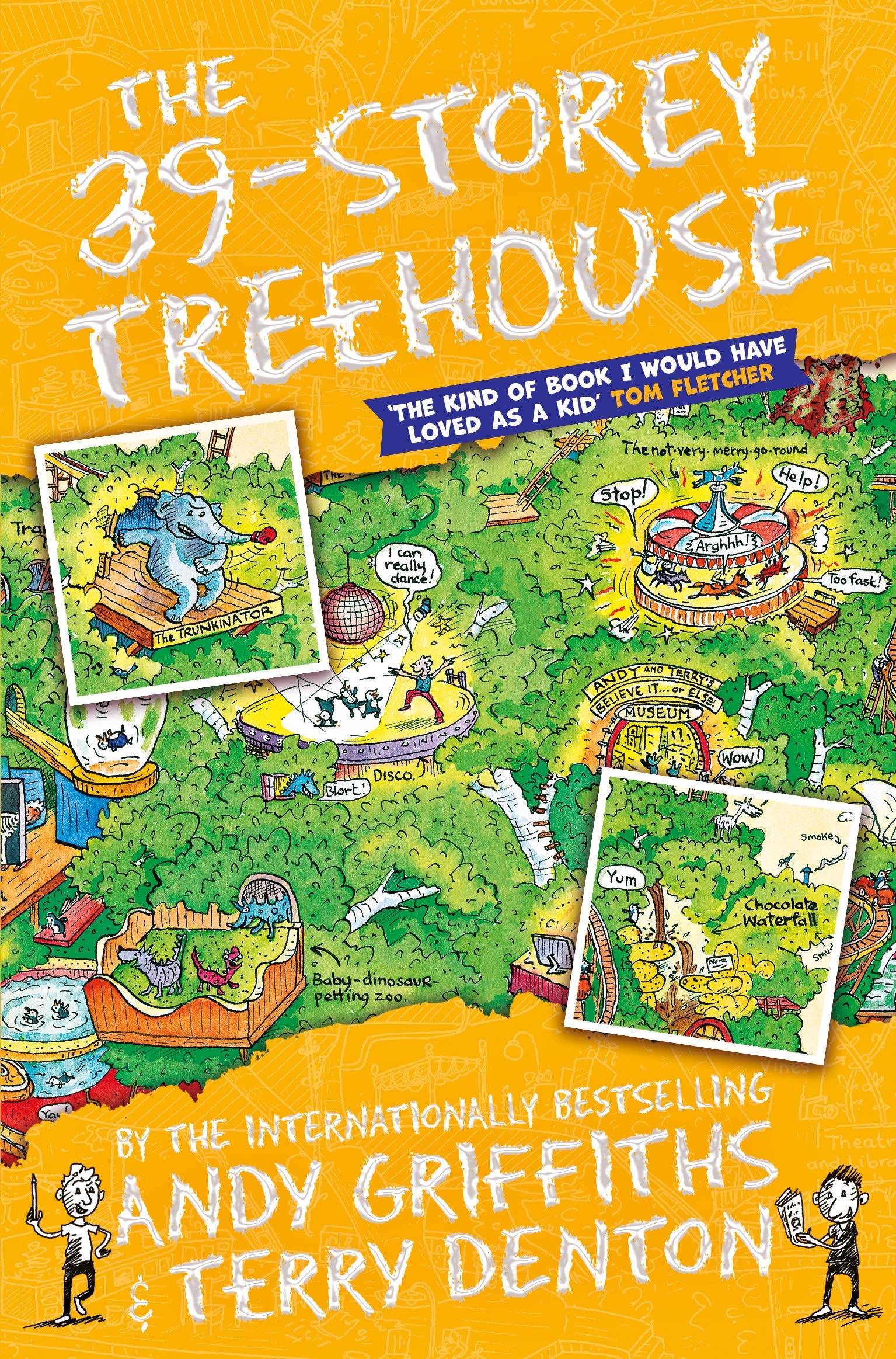 Front cover of the book 'The 39-Storey Treehouse (The Treehouse Books)' by Andy Griffiths.