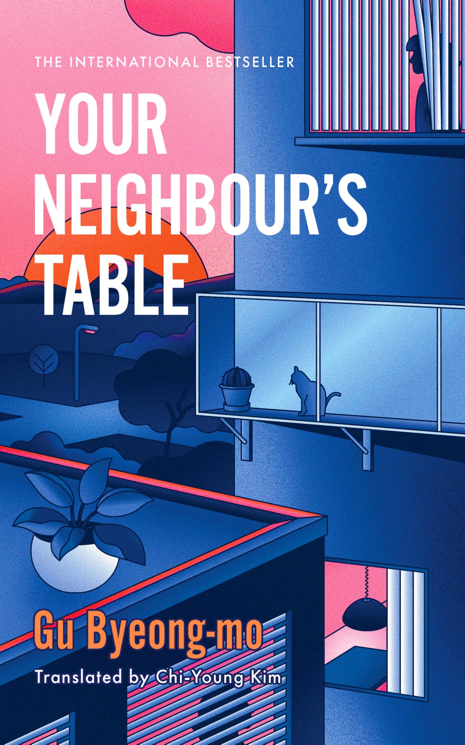 Front cover of the book 'Wildfire Your Neighbours Table An incisive and timely Korean bestseller about marriage, community and motherhood.' by Gu Byeong-mo.